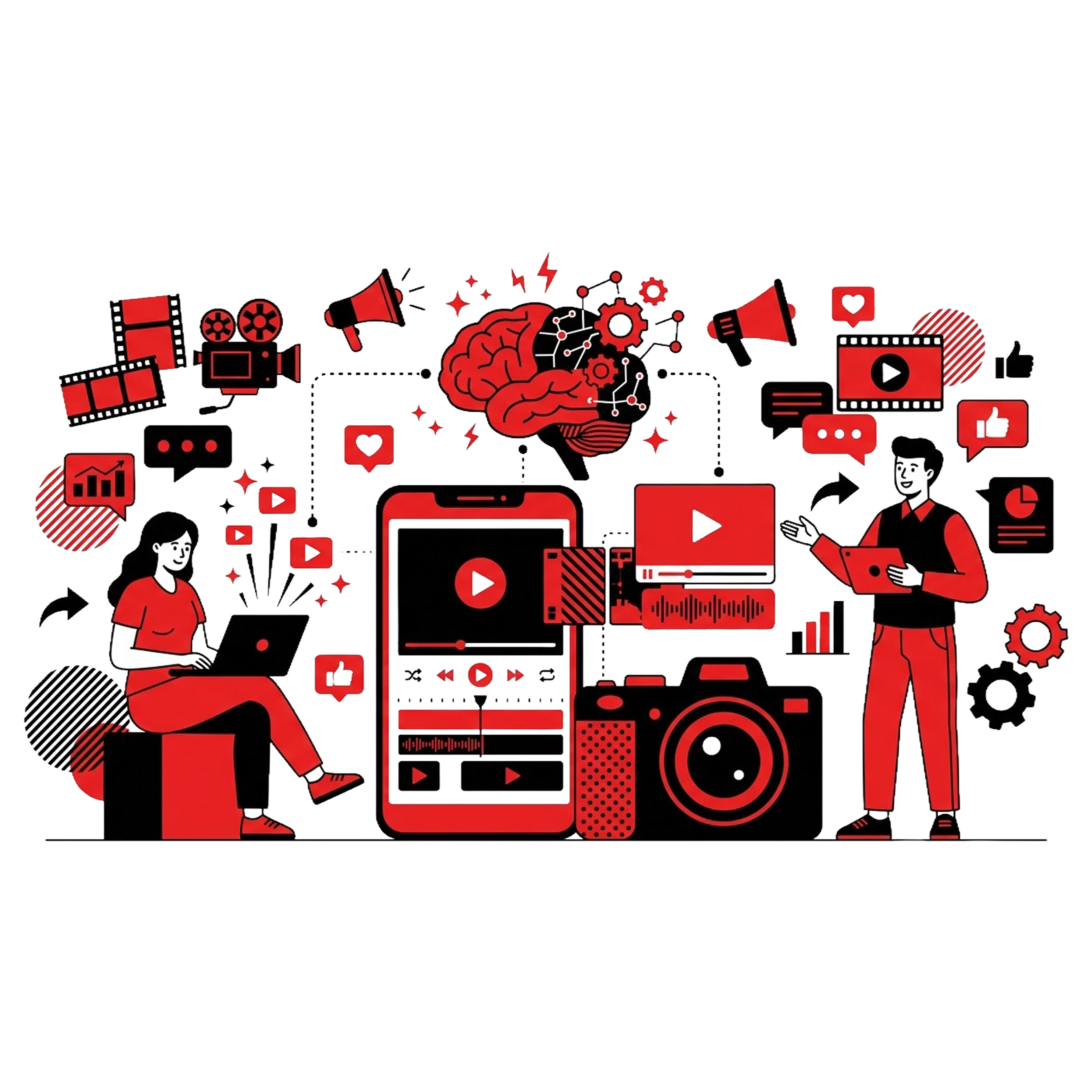 AI Social Media Video visual