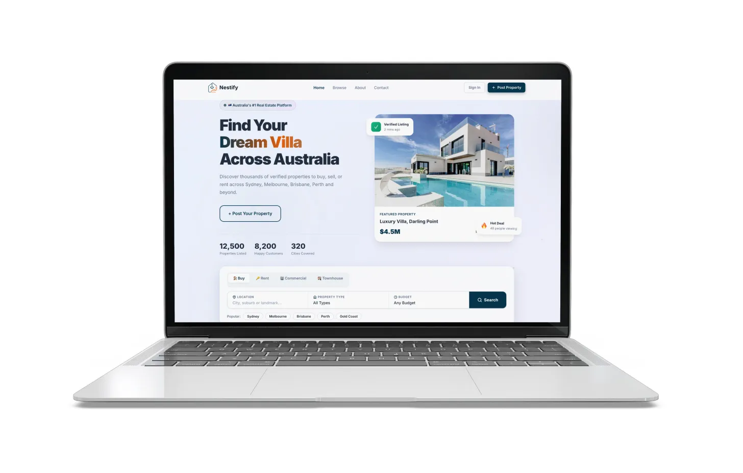 Nestify - Real Estate Portal – project