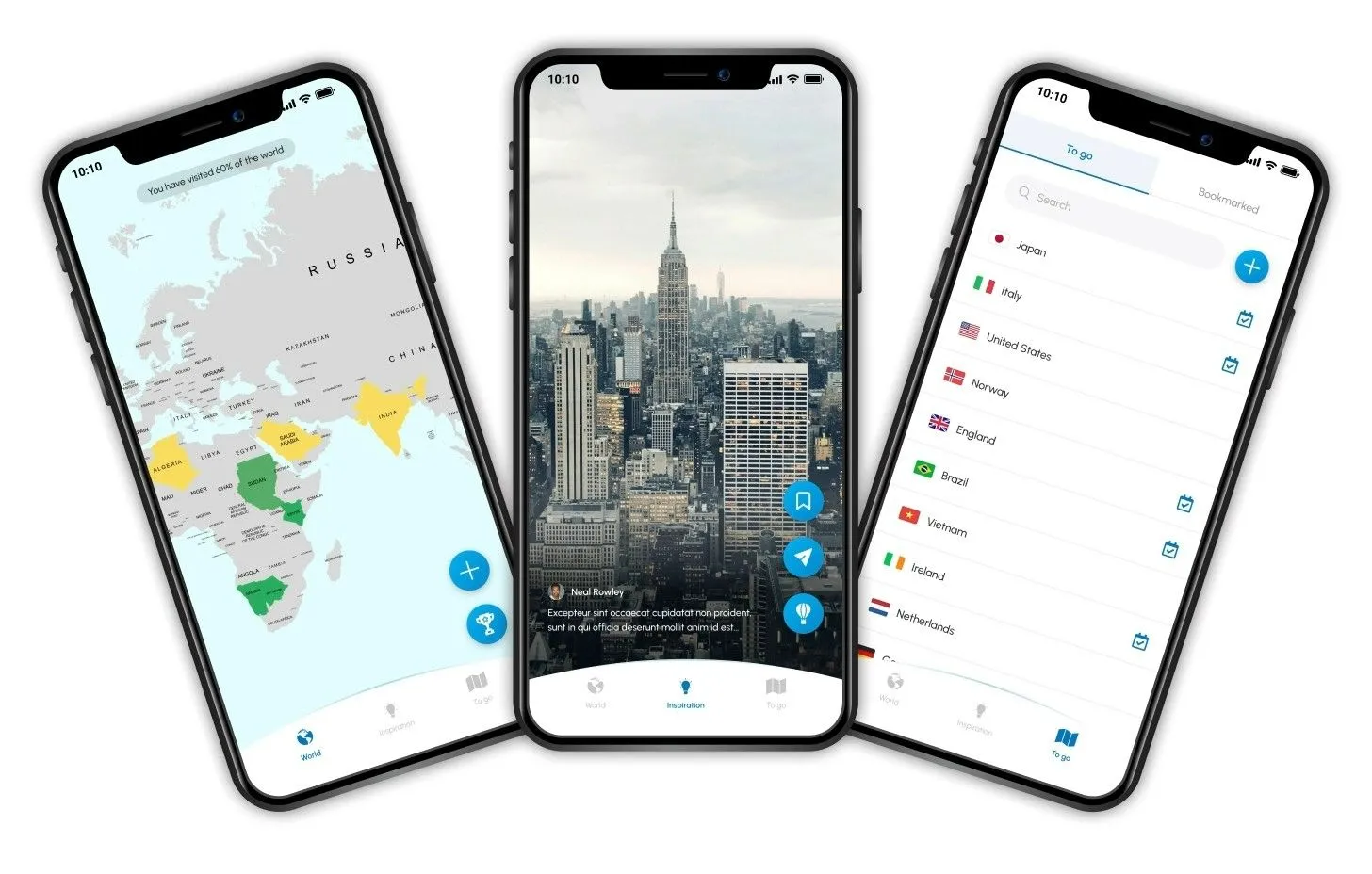 Tourism Social App - Portfolio project